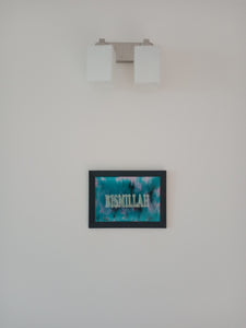 Bismillah 3D Wall Art Frame - Glow in the Dark (L) 30005